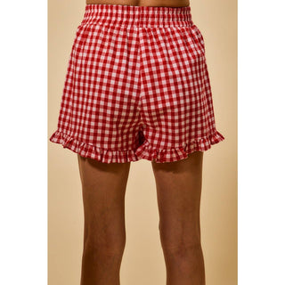 So Me - RUFFLED BOTTOM DETAIL SHORT PANTS