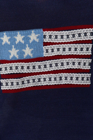 Usa Flag Lightweight Sweater