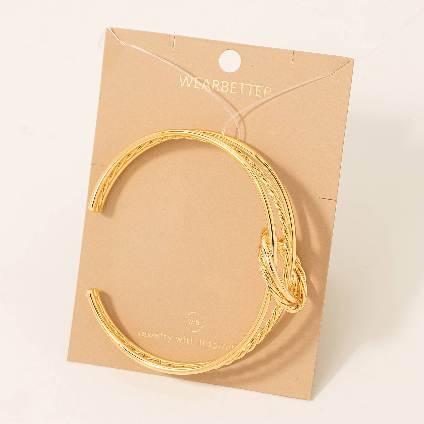 Layered Metallic Wire Cuff Bracelet