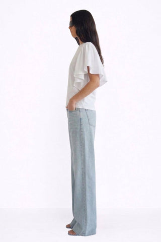 Flutter Sleeve Top