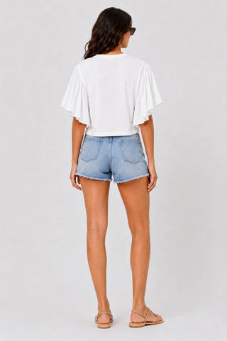 Flutter Sleeve Top