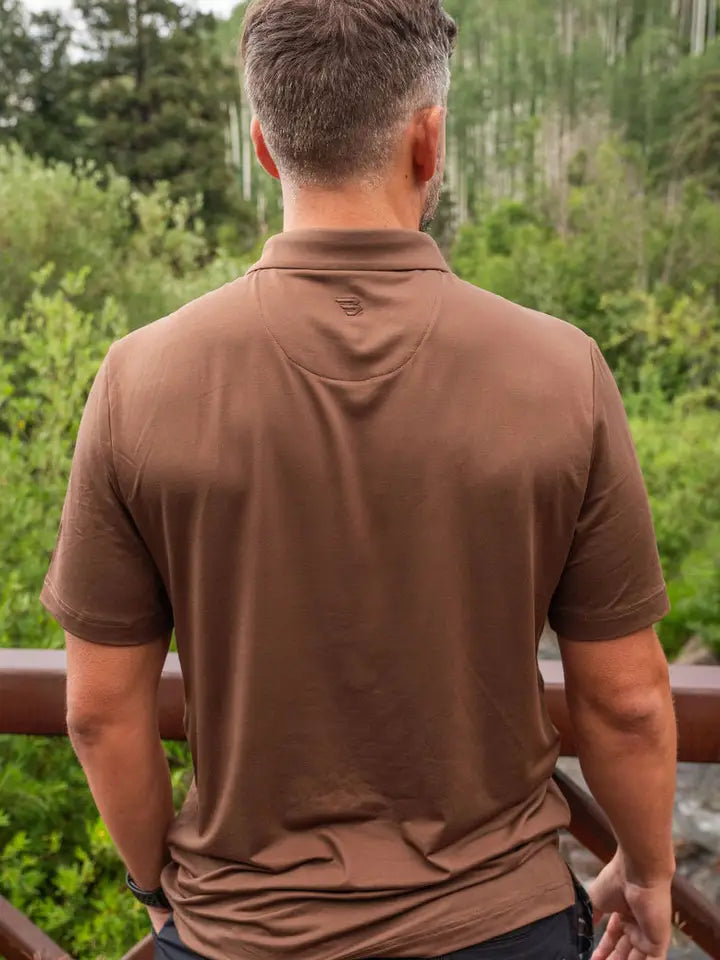 Performance Polo - Heather Brown