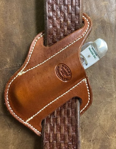 Moore Maker Belt Pancake Scabbard Large 45 degree