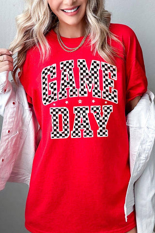 COLORBEAR - Checkered Game Day Graphic Heavyweight Tee