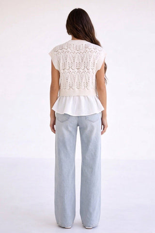 Crochet Layered Vest Top