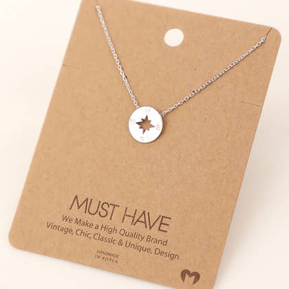 Compass Pendant Necklace