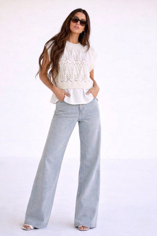 Crochet Layered Vest Top