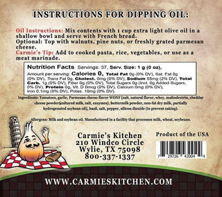 Carmie's Kitchen - Pesto Dipping Oil Seasoning