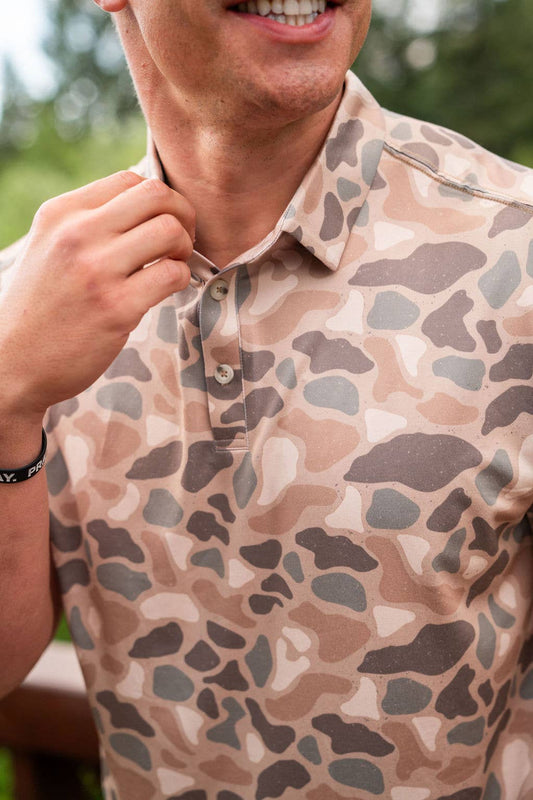 BURLEBO - Performance Polo - Pintail Camo