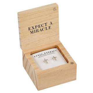 Santa Barbara Design Studio by Creative Brands - Treasure Box Earrings - Pray. Trust. Wait.