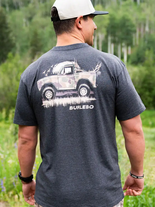 Loaded Down Bronco - Ss - Heather Black