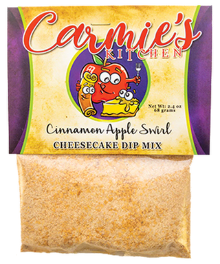 Carmie's Kitchen - Apple Cinnamon Swirl Cheesecake Dip