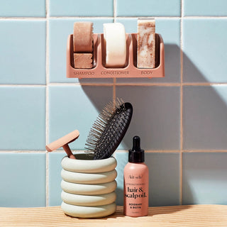 Bottle-Free Beauty Self-Draining Soap Dish