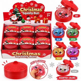 Christmas Glitter Dumpling Squishy