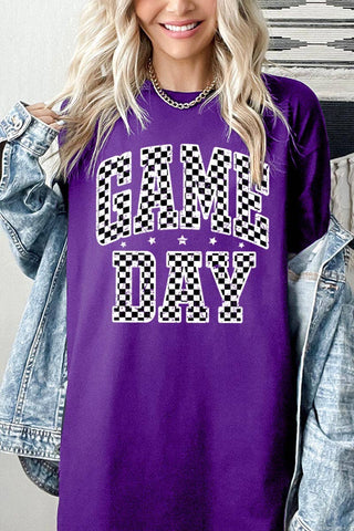 COLORBEAR - Checkered Game Day Graphic Heavyweight Tee
