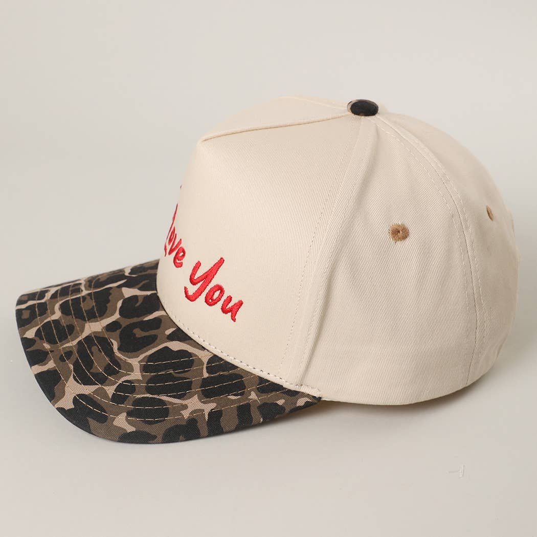 P.S. I Love You Embroidered Hat