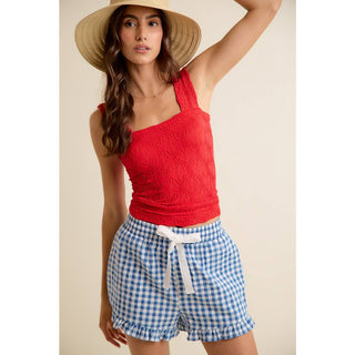 So Me - FLORAL JACQUARD SEAMLESS TANK TOP