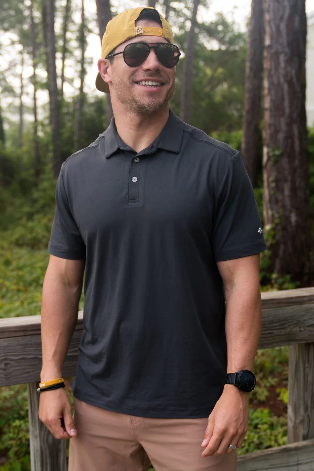 Burlebo Performance Polo - Gun Metal Grey