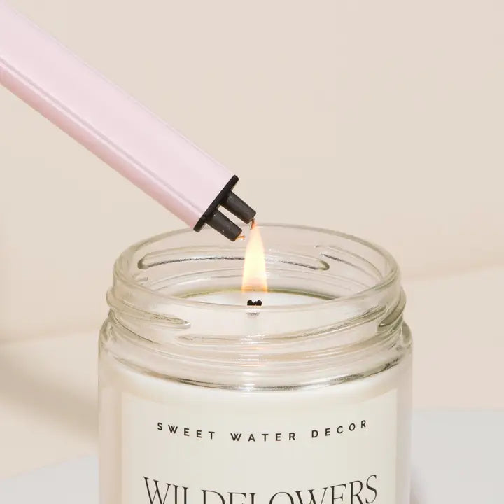 Blush Pink Rechargeable Electric Lighter - Home Decor & Gift