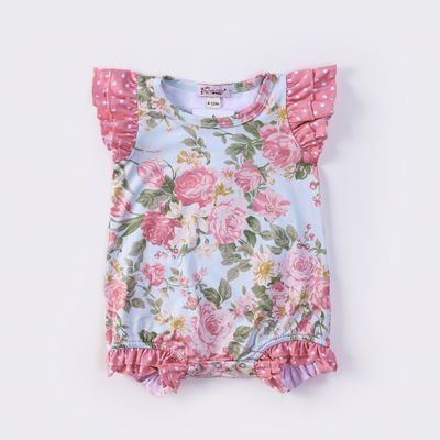 Antique Rose Summer Baby Romper