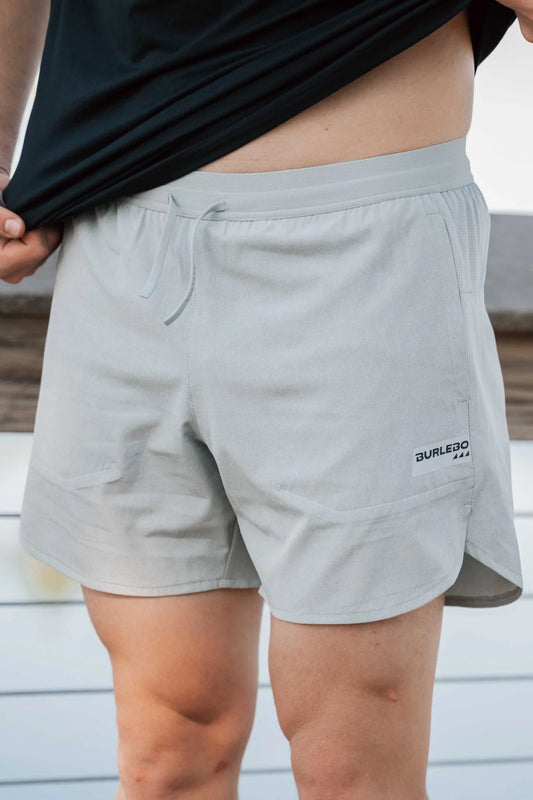 Burlebo Running Shorts - Gray