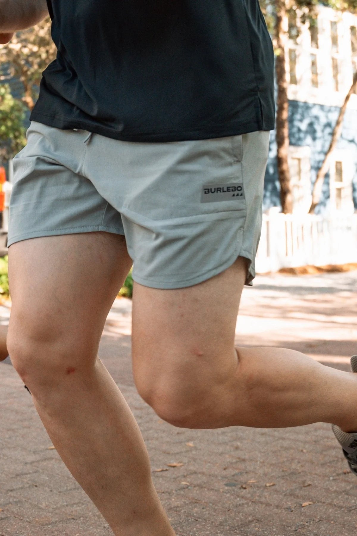 Burlebo Running Shorts - Gray