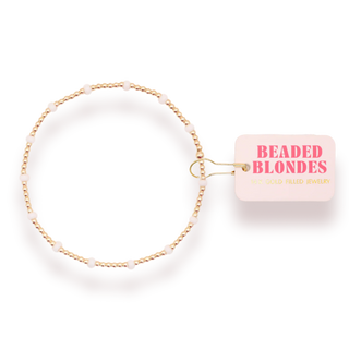 White Dainty Poppi Bracelet